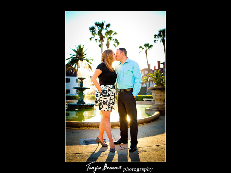 St Augustine Engagement Photographer; St Augustine Engagement Photos; St. Augustine; St. George Street Engagement Pictures; Tonya Beaver Photography; 