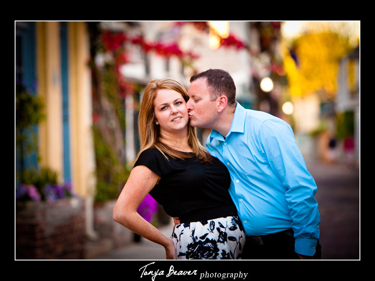 St Augustine Engagement Photographer; St Augustine Engagement Photos; St. Augustine; St. George Street Engagement Pictures; Tonya Beaver Photography; 