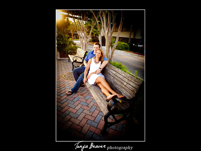 Engagement Bridge Photos, Downtown Jacksonville Engagement Photos; Bridge Engagement Photos; Tonya Beaver Photography; 