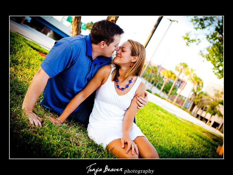 Engagement Bridge Photos, Downtown Jacksonville Engagement Photos; Bridge Engagement Photos; Tonya Beaver Photography; 