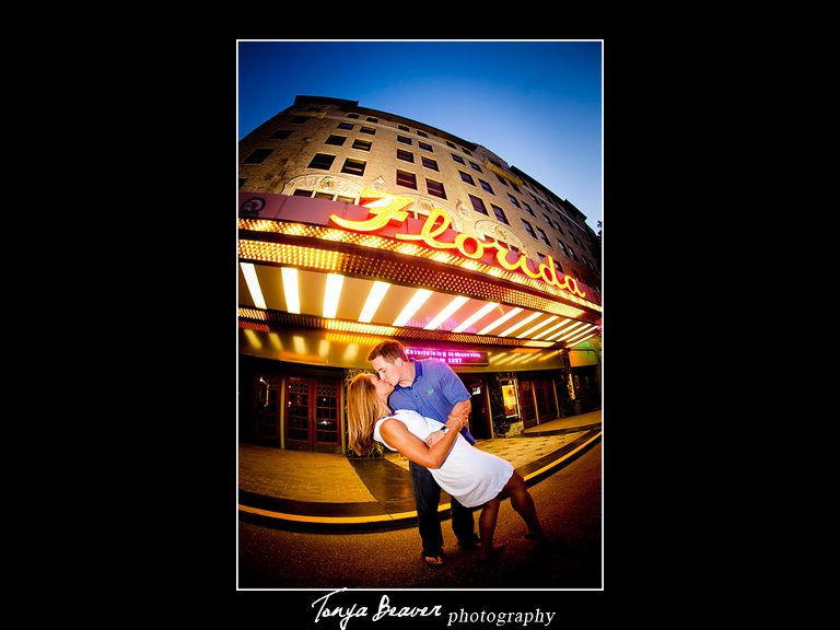 Engagement Bridge Photos, Downtown Jacksonville Engagement Photos; Bridge Engagement Photos; Tonya Beaver Photography; 