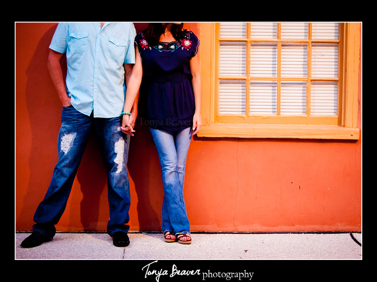 Saint Augustine Engagement Photos;  St. Augustine Engagement Photos; Tonya Beaver Photography; St. George Street Engagement Photos; 