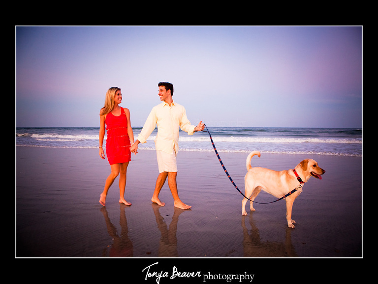 TPC Clubhouse Engagement Photos, Golf Engagement Photos; Tonya Beaver Photography; Ponte Vedra Beach Engagement Photos; TPC Sawgrass; Engagement Pictures with Dogs;
