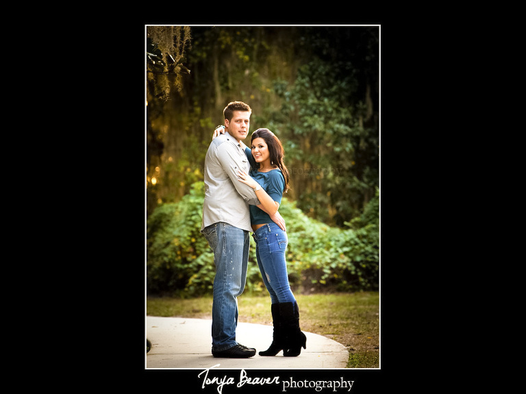 Jacksonville Engagement Photos; Country Engagement Photos; Outdoor Engagement Photos; Woodsy Engagement Photos; Tonya Beaver Photography; 
