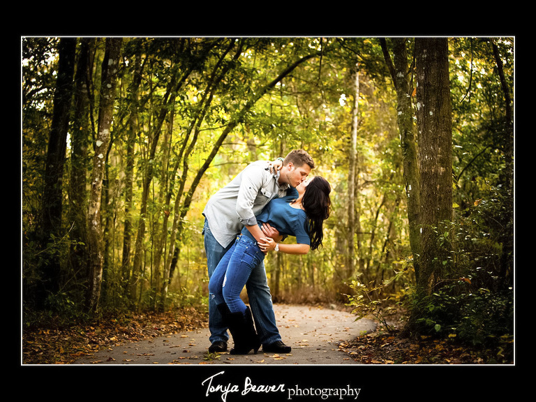 Jacksonville Engagement Photos; Country Engagement Photos; Outdoor Engagement Photos; Woodsy Engagement Photos; Tonya Beaver Photography; 