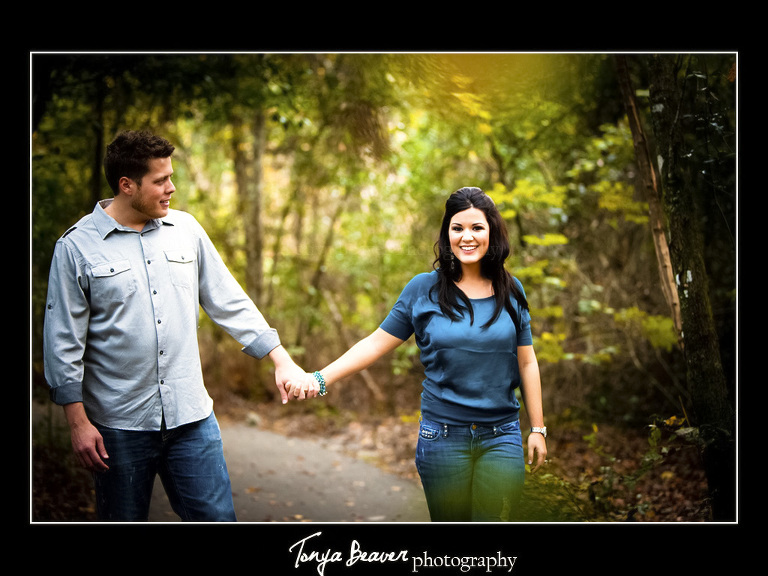 Jacksonville Engagement Photos; Country Engagement Photos; Outdoor Engagement Photos; Woodsy Engagement Photos; Tonya Beaver Photography; 