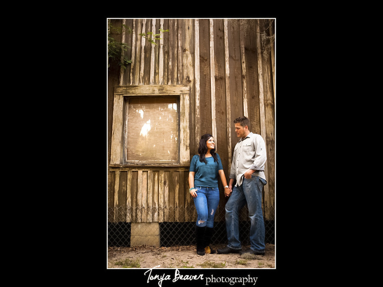 Jacksonville Engagement Photos; Country Engagement Photos; Outdoor Engagement Photos; Woodsy Engagement Photos; Tonya Beaver Photography; 