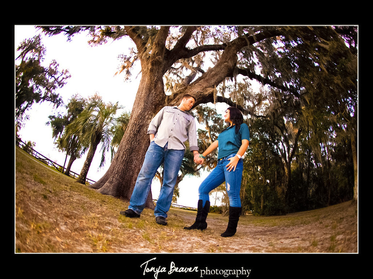 Jacksonville Engagement Photos; Country Engagement Photos; Outdoor Engagement Photos; Woodsy Engagement Photos; Tonya Beaver Photography; 