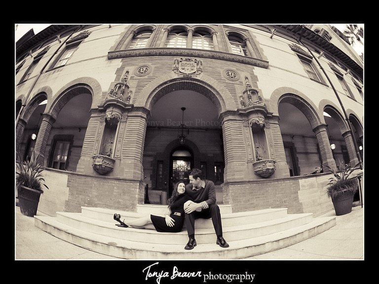 Florida Engagement Photography; Saint Augustine Engagement Photography; Tonya Beaver Photography; Lightner Museum Engagement Photos;