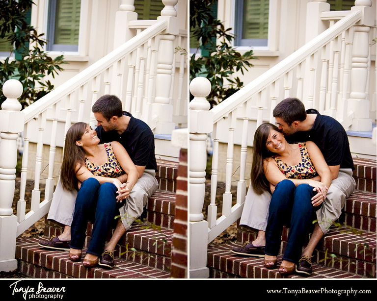 St. Augustine Engagement Photos; St. George Street Engagement Photos; Tonya Beaver Photography; St. George Street Engagement Pictures; 