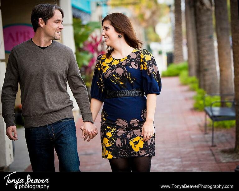 Atlantic Beach Engagement Photos; Holiday Engagement Photos; Beach Engagement Photos; Tonya Beaver Photography; 