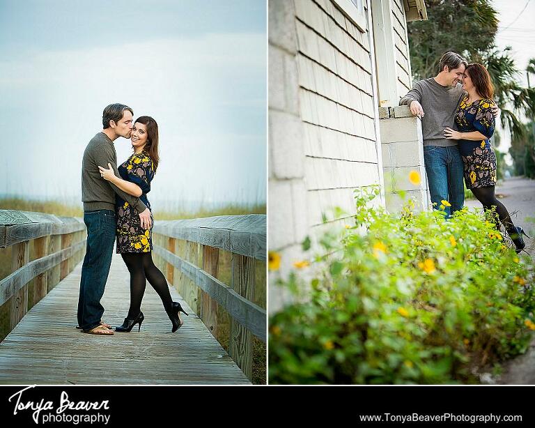 Atlantic Beach Engagement Photos; Holiday Engagement Photos; Beach Engagement Photos; Tonya Beaver Photography; 