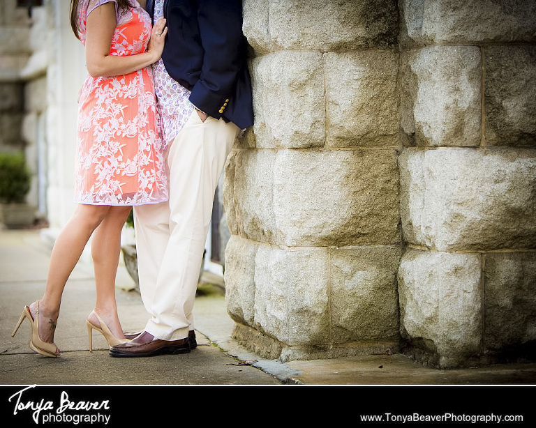 Downtown Jacksonville Engagement Photos; Bedell Building Engagement Photos; Tonya Beaver Photography; FIRST PRESBYTERIAN CHURCH ENGAGEMENT PHOTOS; 