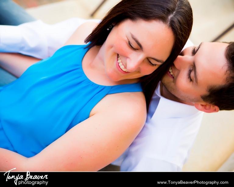 Downtown Jacksonville Engagement Photos; Tonya Beaver Photography; City Engagement Photos; Downtown Engagement Photos; 