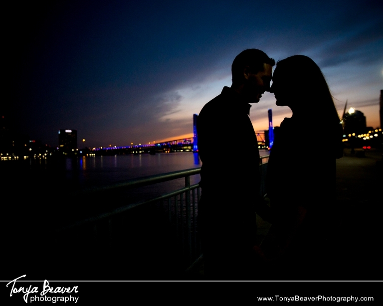 Downtown Jacksonville Engagement Photos; Tonya Beaver Photography; City Engagement Photos; Downtown Engagement Photos; 