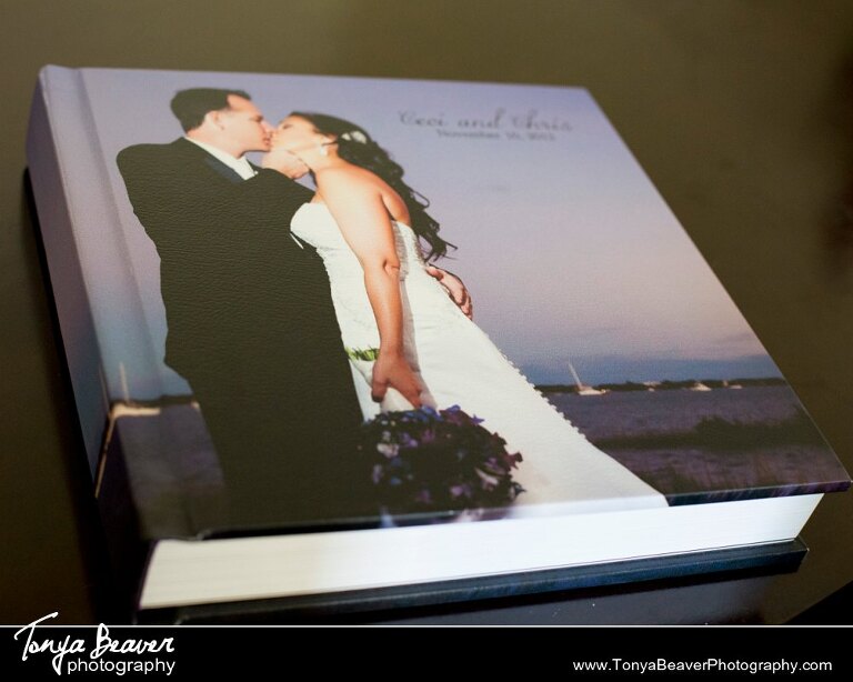Jacksonville Wedding Photos by Tonya Beaver Photography; Wedding Albums by Tonya Beaver Photography; 
