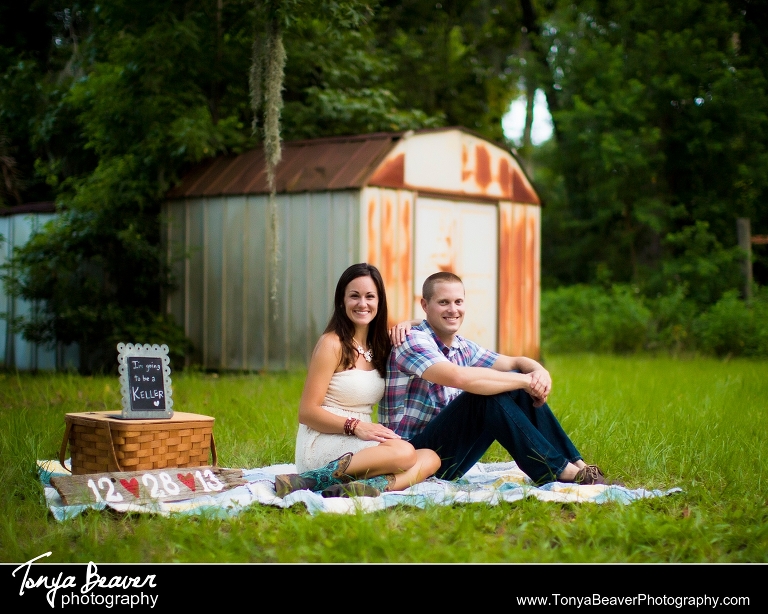 The Keeler Property Engagement Photos; Jacksonville Engagement Photos; Tonya Beaver Photography; County Engagement Photos; 