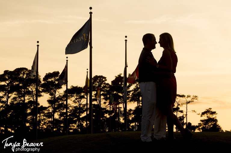 Titleist Golf Engagement Photos; TaylorMade Golf Engagement Photos; The Players Engagement Photos; Tonya Beaver Photography; 