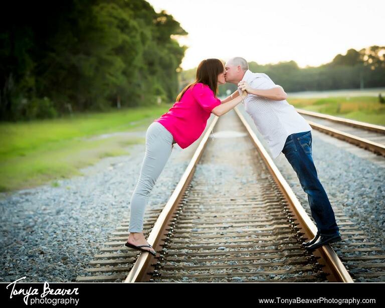 Ponte Vedra Beach Engagement Photos; Golf Engagement Photos; TPC Sawgrass Engagement photos; Sawgrass Engagement Photos; Tonya Beaver Photography; Railroad Engagement Photos; 