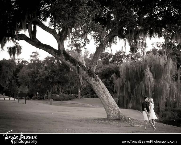 Ponte Vedra Beach Engagement Photos; Golf Engagement Photos; TPC Engagement Photos, Beach Engagement Photos, Tonya Beaver Photography; 