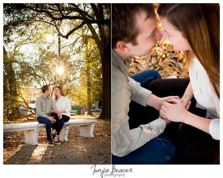 Memorial Park Engagement Photos;  Riverside Engagement Photos; Tonya Beaver Photography;