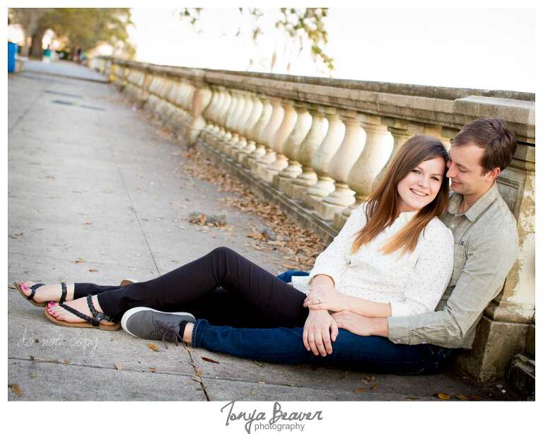 Memorial Park Engagement Photos;  Riverside Engagement Photos; Tonya Beaver Photography;