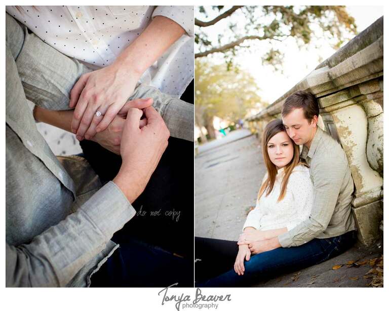 Memorial Park Engagement Photos;  Riverside Engagement Photos; Tonya Beaver Photography;