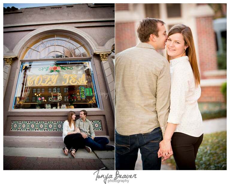 Memorial Park Engagement Photos;  Riverside Engagement Photos; Tonya Beaver Photography;