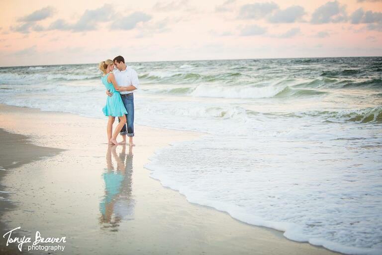 Jacksonville Wedding Photos; Beach Wedding Photos; Beach Engagement Photos; Jacksonville Engagement Photos; Jacksonville Photographer; Jacksonville Photography; Jacksonville Bridal Photos; Tonya Beaver Photography; 