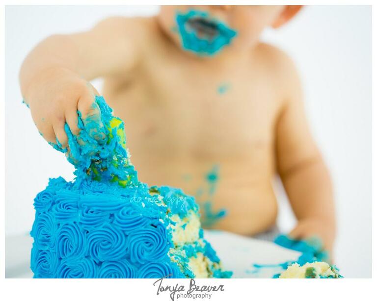 Jacksonville Cake Smash Photographer; Jacksonville Cake Smash Photography; Jacksonville Cake Smash Photos; Jacksonville Cake Smash Pictures; Tonya Beaver Photography, 