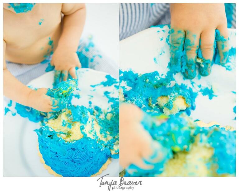 Jacksonville Cake Smash Photographer; Jacksonville Cake Smash Photography; Jacksonville Cake Smash Photos; Jacksonville Cake Smash Pictures; Tonya Beaver Photography, 