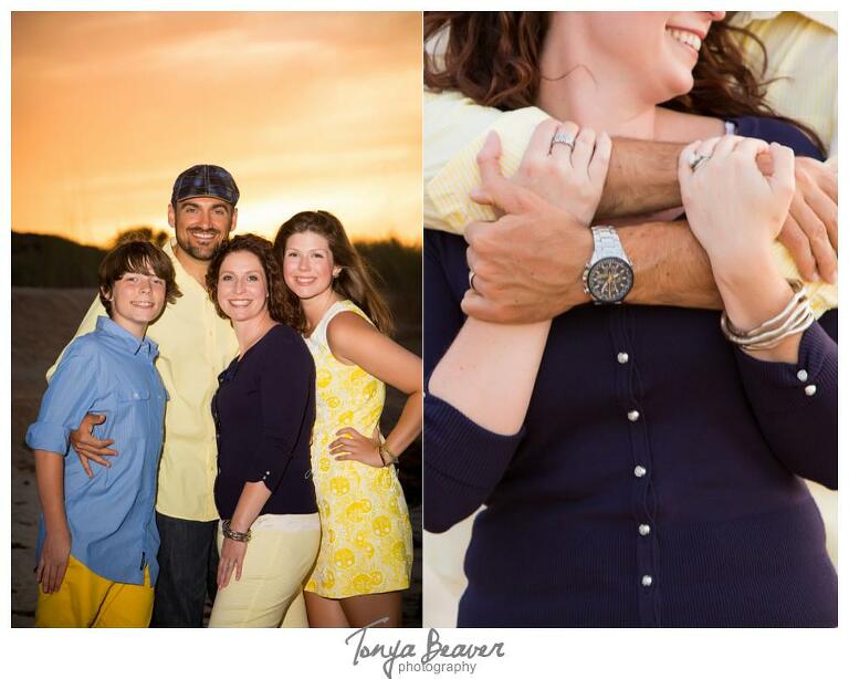 Jacksonville Family Photos; Jacksonville Beach Family Photos; Tonya Beaver Photography; Sunset Family Photos; Jacksonville Beach Sunset Family Photos; Ponte Vedra Beach Family Photos; 