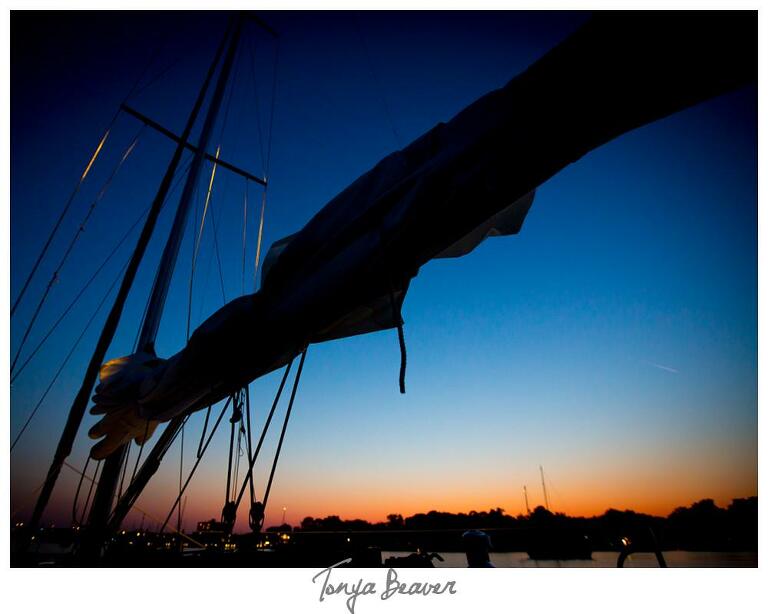 Sunset Sailing Engagement Photos; Sailing Engagement Photos; Western Carolina Sailing Club Engagement Photos; Jacksonville Sailing Engagement Photos; Tonya Beaver Photography; 