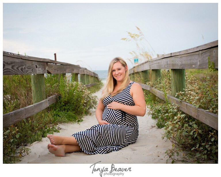 Jacksonville Beach Maternity Photography by Tonya Beaver Photography