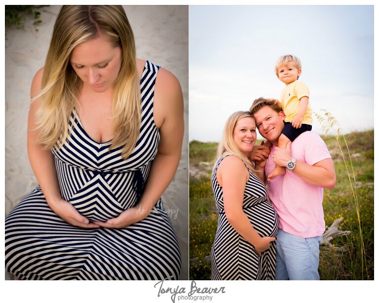 Jacksonville Beach Maternity Photography by Tonya Beaver Photography
