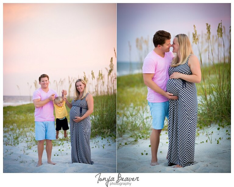 Jacksonville Beach Maternity Photography by Tonya Beaver Photography