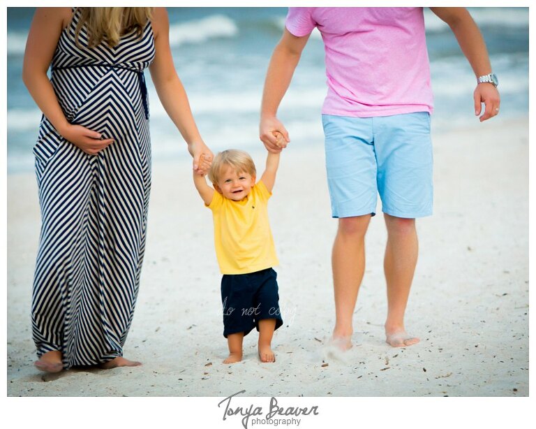 Jacksonville Beach Maternity Photography by Tonya Beaver Photography