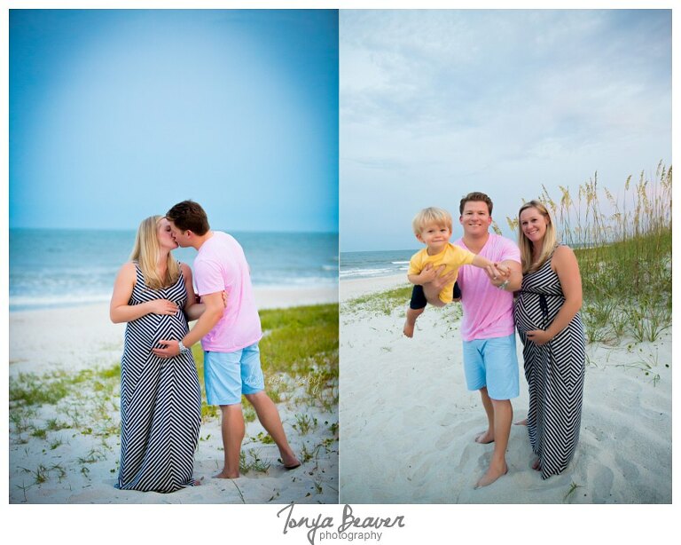 Jacksonville Beach Maternity Photography by Tonya Beaver Photography