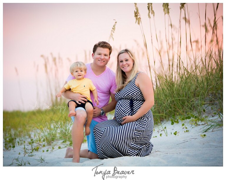 Jacksonville Beach Maternity Photography by Tonya Beaver Photography