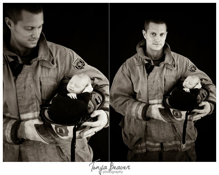 jacksonville newborn photography; jacksonville newborn pictures; firefighter newborn photos; jacksonville beach photographer; tonya beaver photography; 