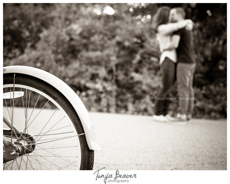 Hanna Park Engagement Photos by Tonya Beaver Photography; Kathryn Abbey Hanna Park Engagement Photos by Tonya Beaver Photography;  Tonya Beaver Photography; Engagement Pictures With Bikes; 