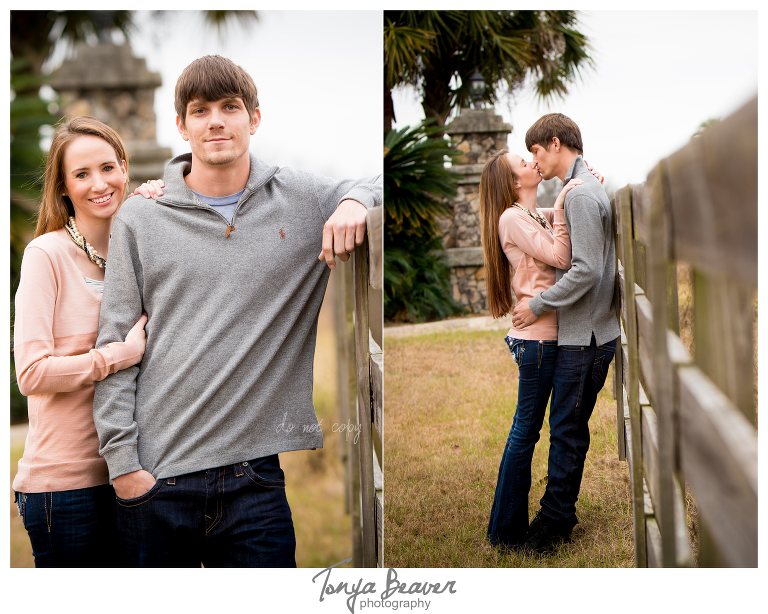 Live Oak Engagement Photos; Rustic Engagement Photos; Country Engagement Photos; Jacksonville Engagement Photos; Tonya Beaver Photography;