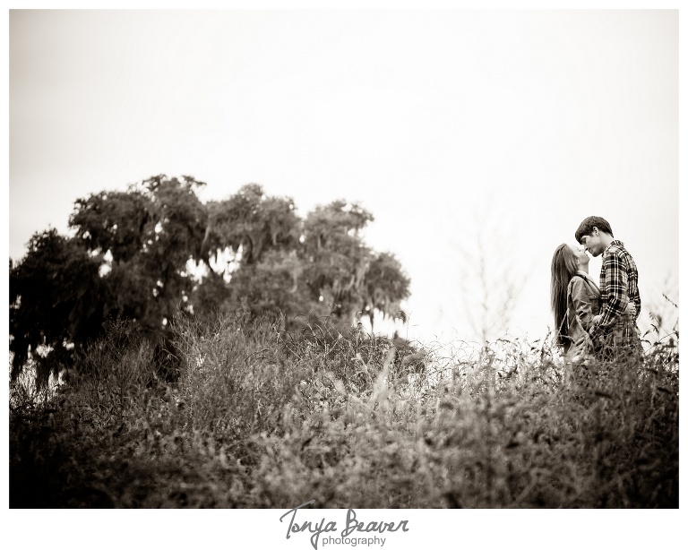 Live Oak Engagement Photos; Rustic Engagement Photos; Country Engagement Photos; Jacksonville Engagement Photos; Tonya Beaver Photography;