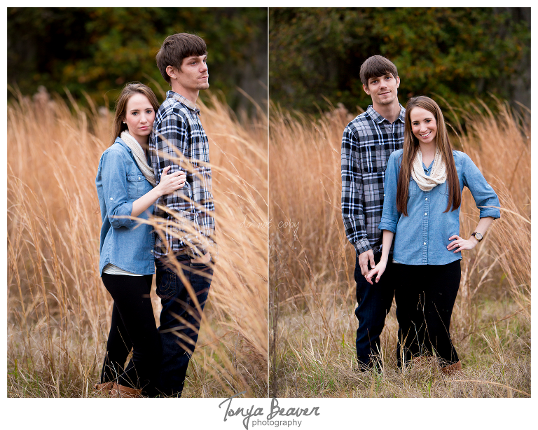 Live Oak Engagement Photos; Rustic Engagement Photos; Country Engagement Photos; Jacksonville Engagement Photos; Tonya Beaver Photography;