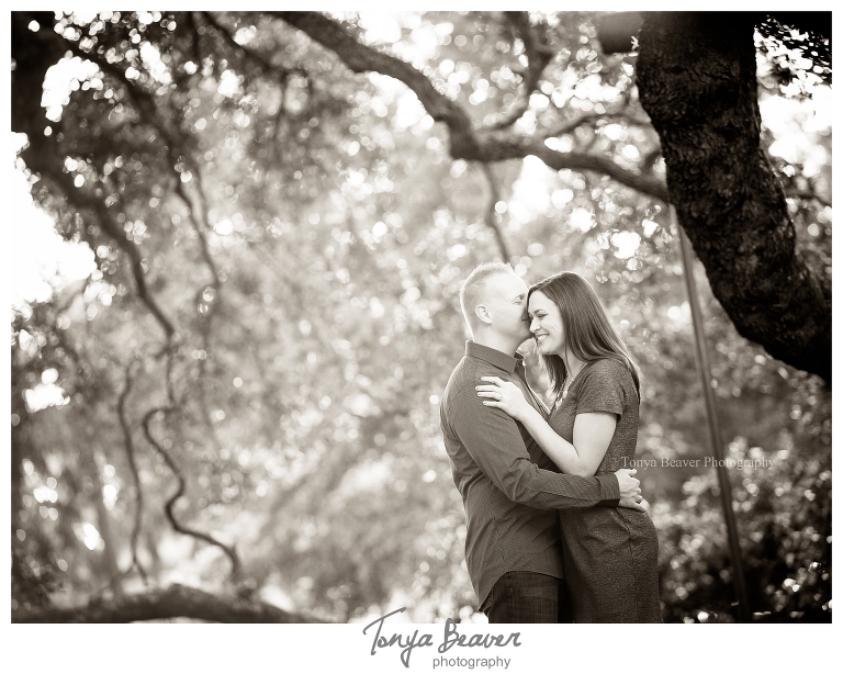 Treaty Oak Park Engagement Photos by Tonya Beaver Photography; jacksonville engagement photographer; jacksonville wedding photographer; downtown jax engagement photos; treaty oak engagement photos; tonya beaver photography;
