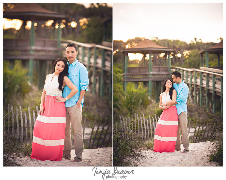 Hanna Park Engagement Photos by Tonya Beaver Photography ; Kathryn Abbey Hanna Park Engagement Photos by Tonya Beaver Photography ; Jacksonville Beach Engagement Photos, Florida Engagement Photos;  