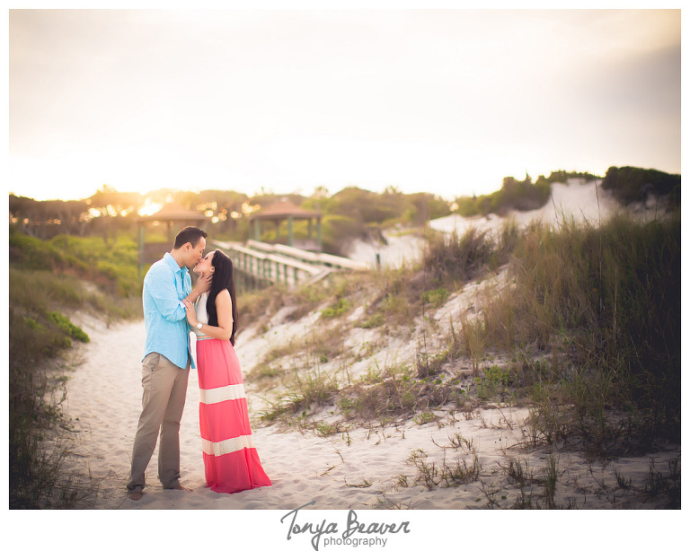 Hanna Park Engagement Photos by Tonya Beaver Photography ; Kathryn Abbey Hanna Park Engagement Photos by Tonya Beaver Photography ; Jacksonville Beach Engagement Photos, Florida Engagement Photos;  