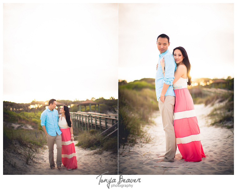 Hanna Park Engagement Photos by Tonya Beaver Photography ; Kathryn Abbey Hanna Park Engagement Photos by Tonya Beaver Photography ; Jacksonville Beach Engagement Photos, Florida Engagement Photos;  