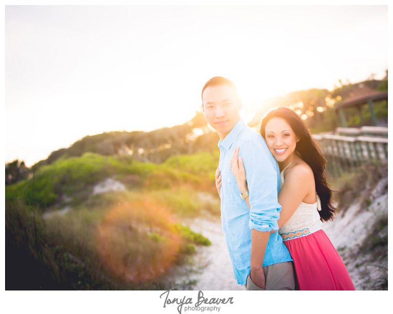 Hanna Park Engagement Photos by Tonya Beaver Photography ; Kathryn Abbey Hanna Park Engagement Photos by Tonya Beaver Photography ; Jacksonville Beach Engagement Photos, Florida Engagement Photos;  