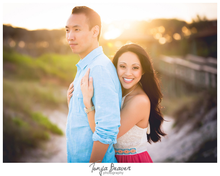 Hanna Park Engagement Photos by Tonya Beaver Photography ; Kathryn Abbey Hanna Park Engagement Photos by Tonya Beaver Photography ; Jacksonville Beach Engagement Photos, Florida Engagement Photos;  